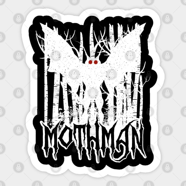 Mothman Sticker by Tesszero